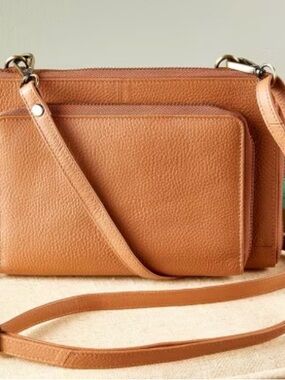 Ella Simone leather NWOT crossbody.  Very versatile.
